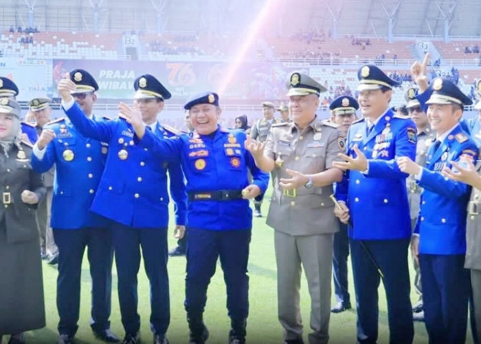 Hadiri Puncak Peringatan HUT Damkar, Pol PP dan Satlinmas se-Indonesia di JSC, Gubernur HD Sampaikan Apresiasi