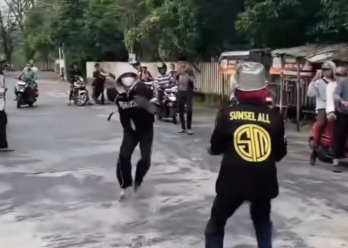 Viral di Sosmed Remaja di Palembang Terlibat Duel Pakai Sajam Ternyata Konten, Polisi Buru Kreator Pengunggah 