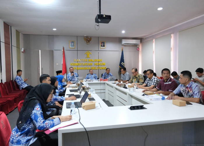 emenkum Babel Bahas Harmonisasi Tiga Rancangan Regulasi Provinsi Bangka Belitung