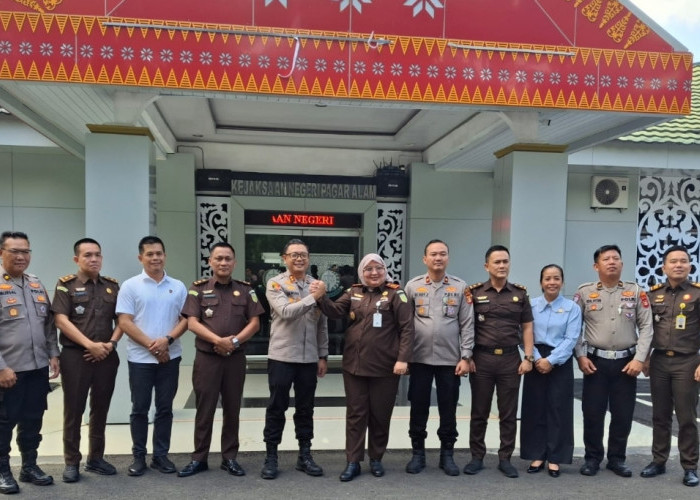 Perkuat Sinergi Tiga Pilar, Kejari, Polres dan TNI Komitmen Jaga Stabilitas Kamtibmas di Pagar Alam