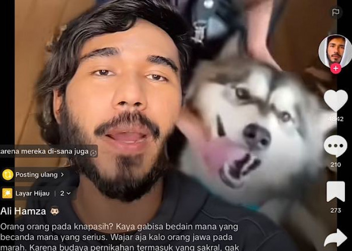 Ali Hamza Sarankan Kalau Mau Nikahkan Anjing Pakai Adat Vrindavan, Jangan Pakai Adat Istiadat Indonesia