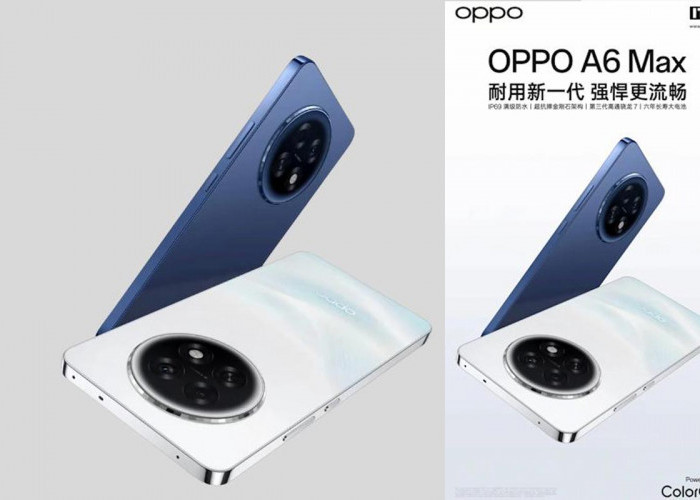 Oppo A6 Max Resmi Meluncur, Usung Baterai 7.000mAh dan Pengisian Cepat 80W
