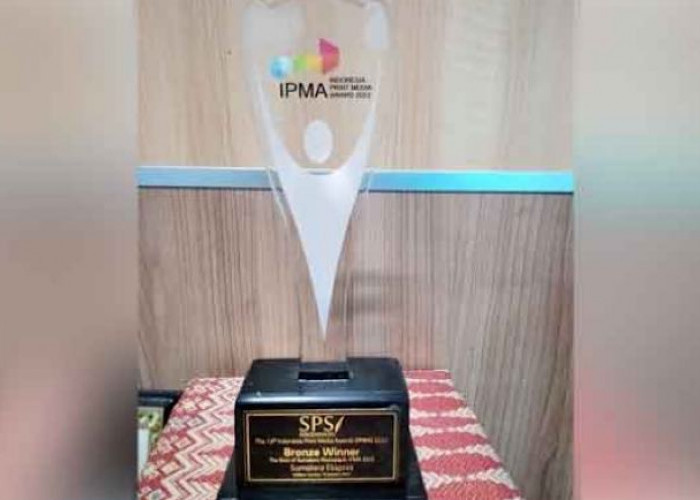 Sumatera Ekspres Juara IPMA 9 Kali Berturut-Turut, Kembali Sabet The Best of Sumatera Newspaper