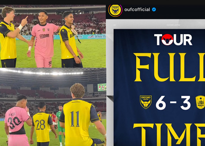 Tak Ada Gol Marselino dan Ole Romeni Saat Oxford United Menang 6-3 Lawan Liga All Star