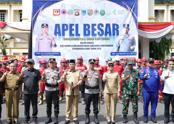 Hadapi Musim Kemarau, Polda Sumsel Perkuat Mitigasi Karhutla di Lahat