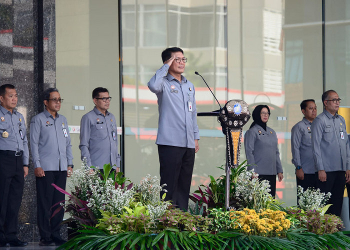 Pertama Kali Pimpin Apel, Sekjen Kemenkumham Tekankan Pentingnya Proses dan Kolaborasi