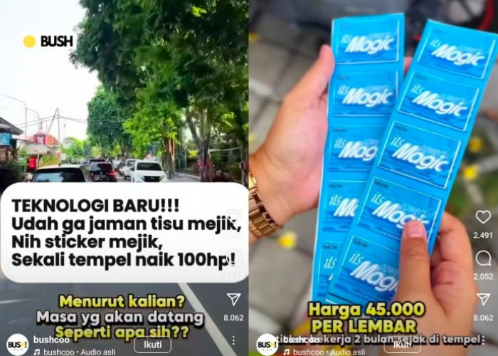 Heboh Stiker Magic Seharga Rp45 Ribu, Bisa Menghemat Penggunaan BBM hingga Meteran Listrik, Benarkah?