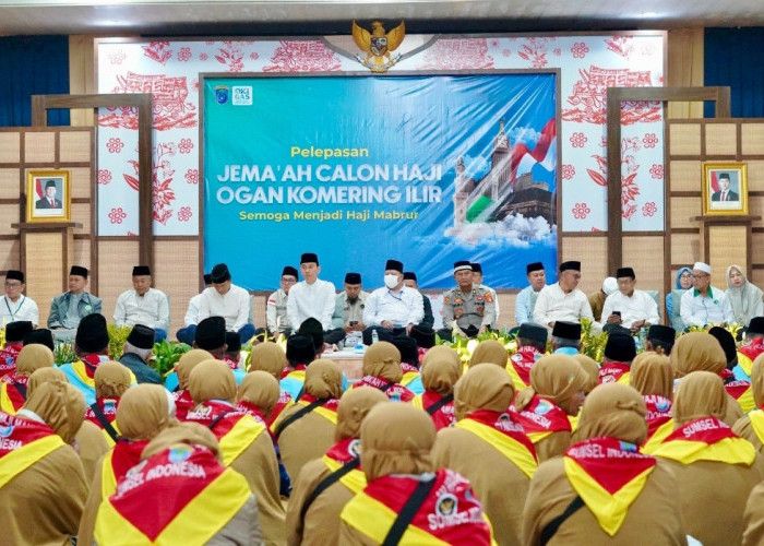 217 Calon Haji OKI Berangkat, Bupati Pesan Jaga Kebersamaan
