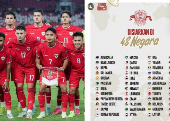 Daftar 48 Negara di Dunia yang Siarkan Langsung Pertandingan Indonesia Vs Bahrain, Live Sampai Eropa?