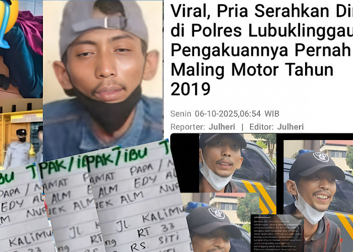 Pria Sempat Viral Serahkan Diri di Polres Lubuk Linggau Meninggal di Masjid Cilacap Jelang Salat Jumat