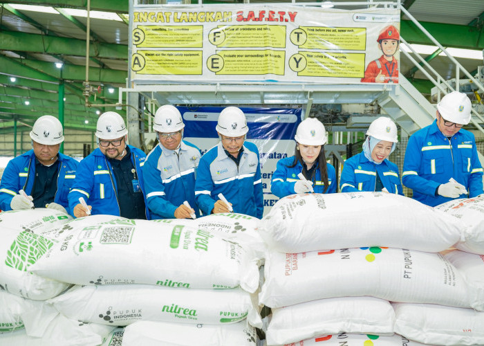 Pengantongan Pupuk Perdana 2026, Pusri Perkuat Kinerja dan Keberlanjutan Pembangunan Pabrik Pusri III-B