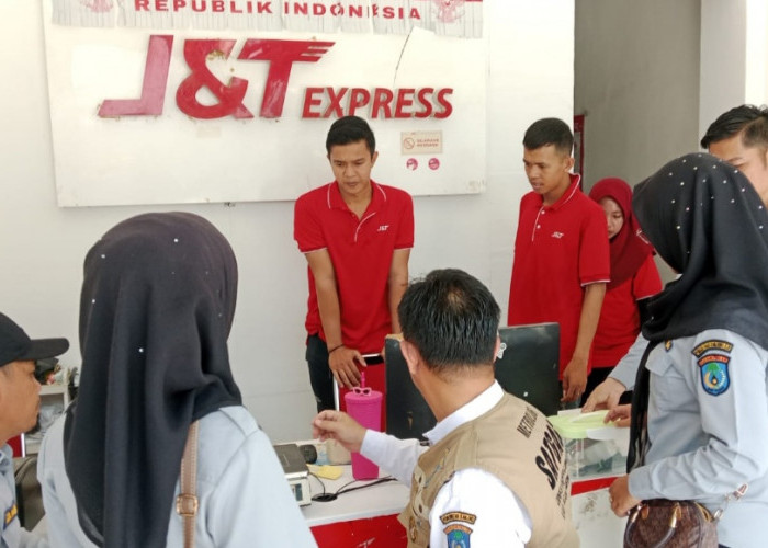 Dinas Perdagangan OKI Gercep Lakukan Pengawasan UTTP Jasa Ekspedisi