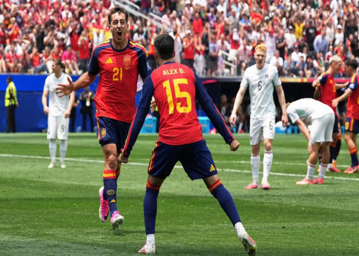 Spanyol Bantai Austria 3-0, Oyarzabal Ciptakan Brace