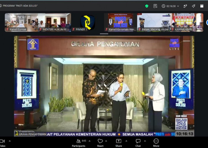 Kemenkum Sumsel Ikuti Forum Pengaduan, Bahas Pembaruan Layanan AHU