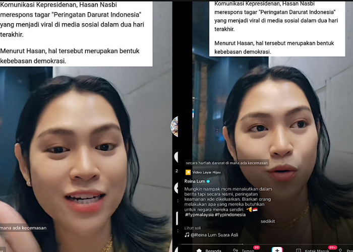 Influencer Malaysia Jelaskan Simbol ‘Peringatan Darurat’ di Indonesia, Turis Aman Hanya Demokrasi Yang Darurat