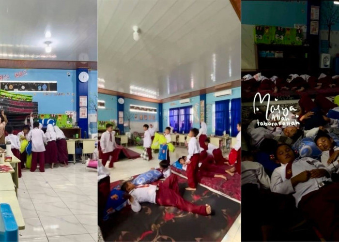 Sekolah di Bandar Lampung ini Terapkan Tidur Siang, Murid Belajar Lebih Fokus 