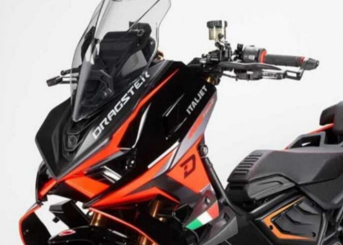 Italjet Dragster 459 Twin: Spesialis Skutik Monster, Ditenagai Mesin Gahar Transmisi SmartShift