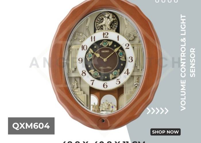 Seiko QXM604B, Hiasan Dinding Terbaik untuk Pemenuhan Hasrat Watches Antusias 