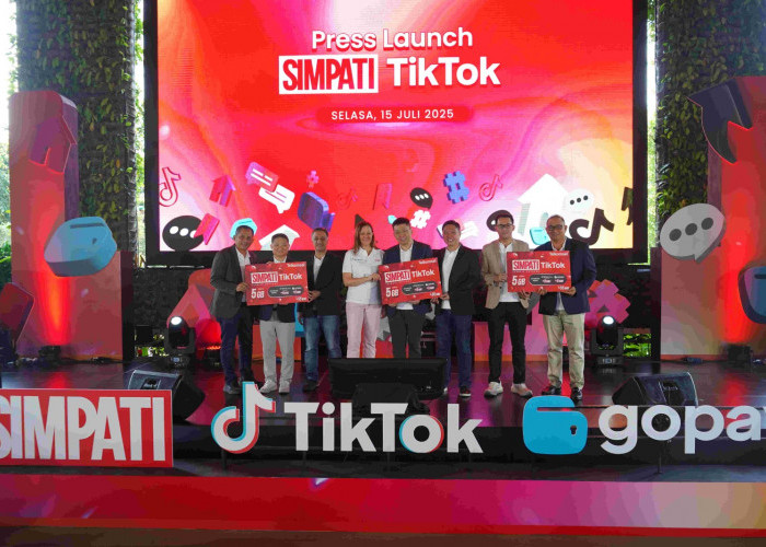 Telkomsel, TikTok, dan GoPay Luncurkan SIMPATI TikTok, Perluas Sinergi Inklusi Digital Indonesia