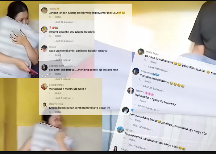 Tukang Becak di Hotel Sama Mahasiswi Cantik, Netizen Tak Terima Selingkuh Harusnya Sama Orang Kaya