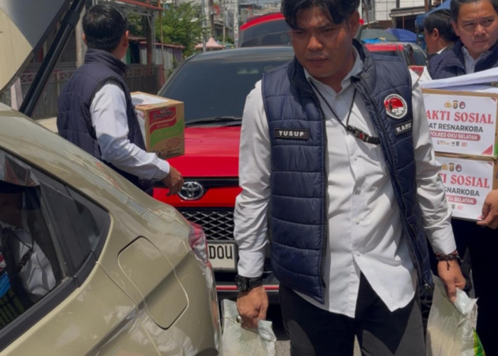 Satresnarkoba Polres OKU Selatan Tebar Kepedulian di Panti Asuhan Al-Amanah