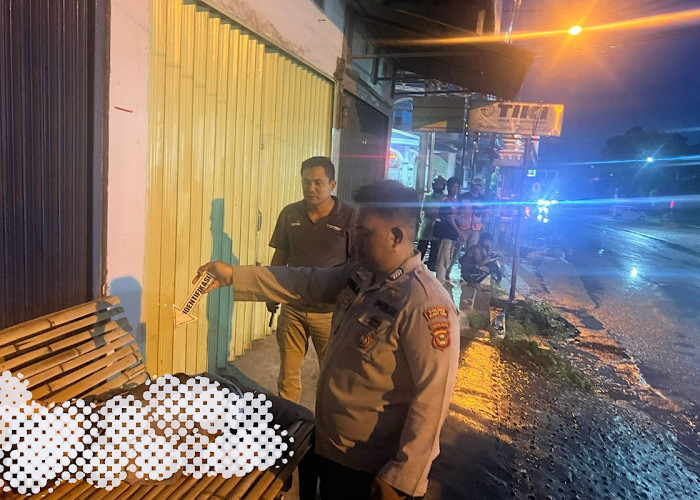 Dikira Duduk Santai, Busnan Ternyata Sudah Meninggal di Depan Ruko Pedagang Tanjung Enim  