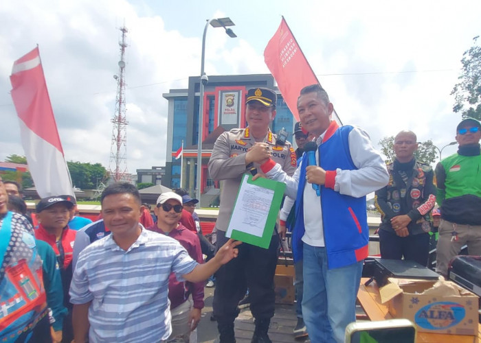 Sampaikan Tuntutan Solidaritas Ojol di Polda Sumsel, Polisi Janji Tindaklanjuti Aspirasi