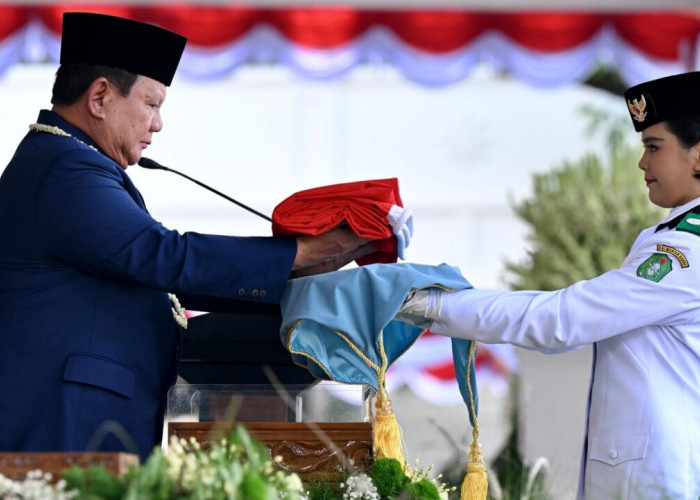 Khidmat di Istana Merdeka! Presiden Prabowo Pimpin Upacara HUT ke-81 RI, Doakan Korban Bencana di Tanah Air