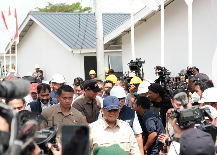 Presiden Prabowo Tinjau Kesiapan Huntara di Aceh Tamiang, Kontribusi Hutama Karya untuk Korban Bencana
