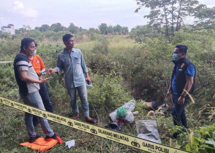 Mayat Laki-Laki Tanpa Baju Ditemukan di Bawah Jembatan Jalan Tol Kayuagung OKI 