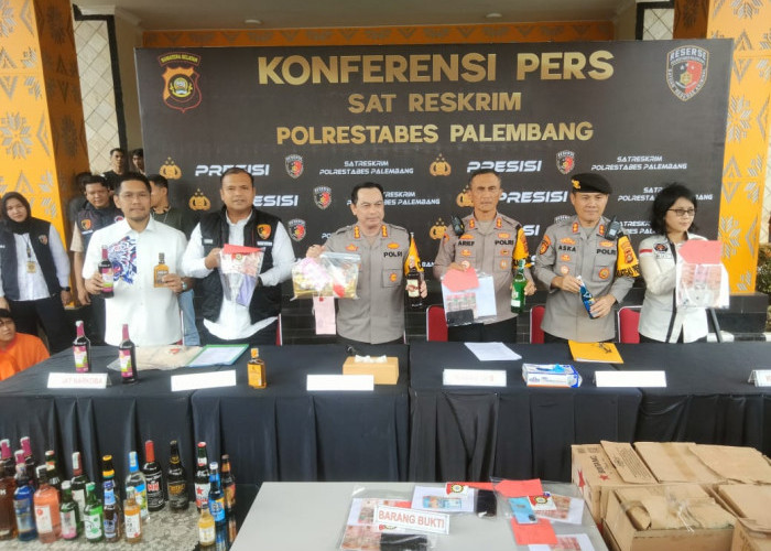 Operasi Pekat Musi 2025, Polrestabes Palembang Amankan Puluhan TSK Kejahatan Jalanan hingga Prostitusi 