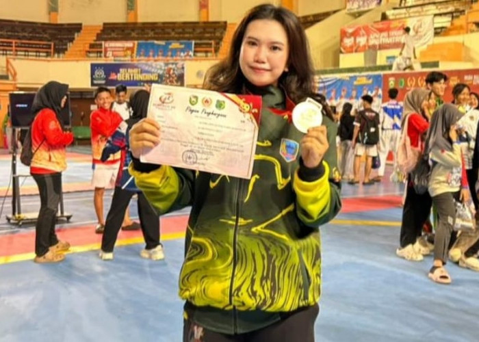 WAW, Mahasiswi Universitas Bina Darma Raih Juara III Taekwondo di PORPROV XV Sumsel 2025