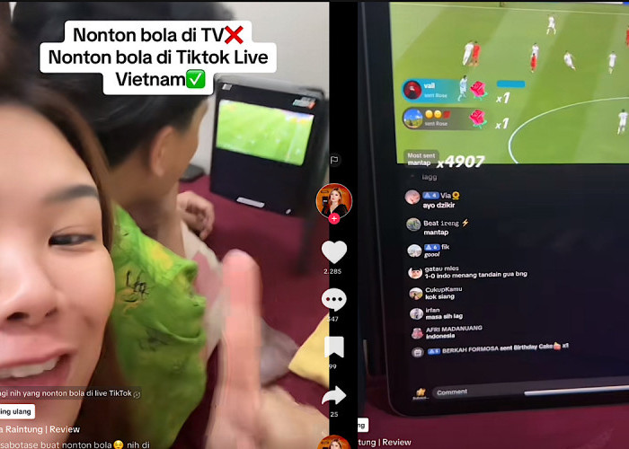 Cara Unik Netizen Nonton Timnas Indonesia vs Uzbekistan di Live TikTok Akun Vietnam, Bisa Jalan Kemana Aja!   