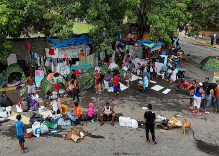 Miris, Ribuan Warga Korban Gempa Kembar Venezuela Harus Tidur di Jalan 