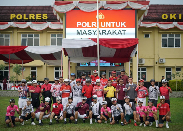 Gobar Musi HUT RI ke-80 Kapolda Sumsel Tiba di Mapolres OKI 