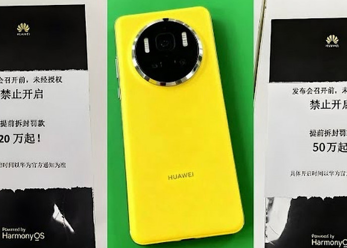 Bocoran HP Baru Huawei, Mate 80 Pro Tampil Genit Dibalut Casing Warna Kuning Cerah   