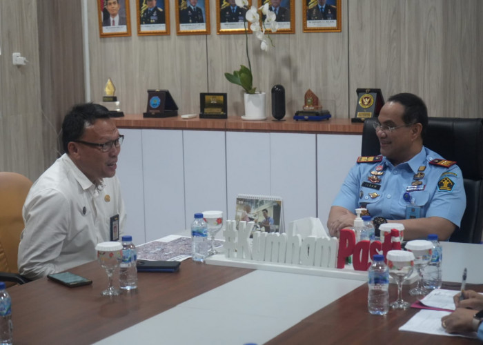 Kakanwil Kemenkumham Sumsel Terima Audiensi Dinas PUPR Kota Palembang