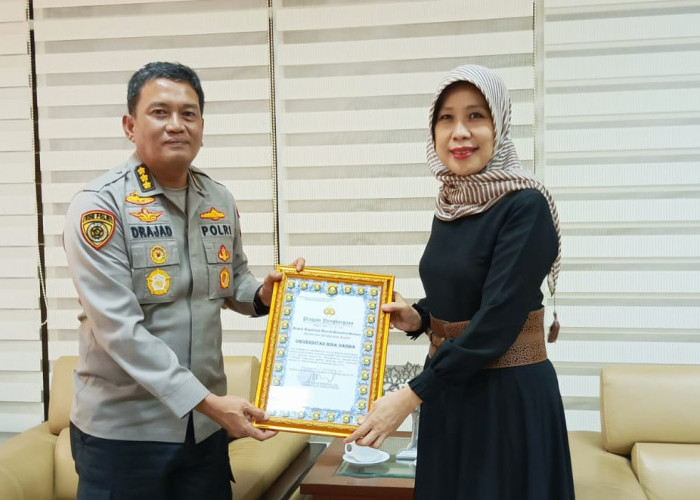 Keren! Universitas Bina Darma Palembang Dapat Penghargaan dari Polda Sumsel
