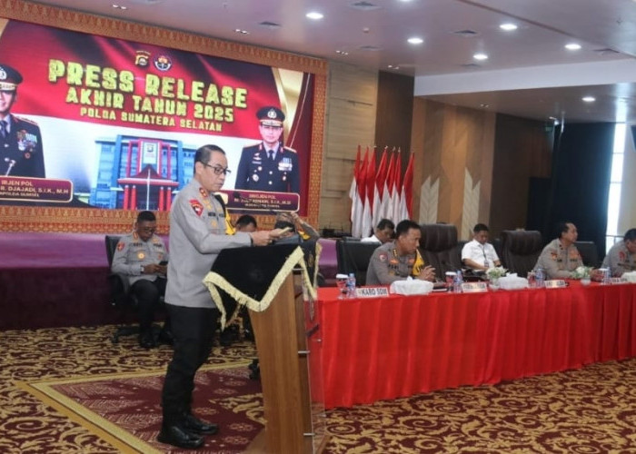 Turun 17,36 Persen, Kriminalitas di Sumsel Sepanjang 2025? Cek Ini Rilis Lengkap Akhir Tahun Polda Sumsel