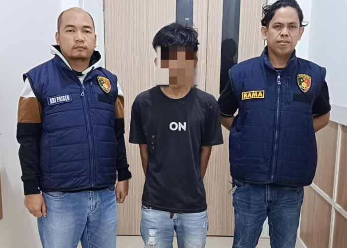 Satres Narkoba Polres OKI Amankan Pelaku Narkoba di Desa Ulak Jermun, di Lokasi sempat Memanas