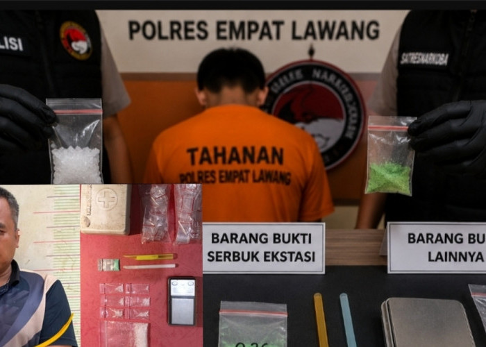 Polisi Ungkap Dugaan Peredaran Narkoba di Empat Lawang, Sabu 4,32 Gram Disita