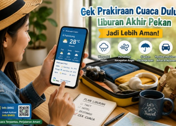 Akhir Pekan di Sumatera Berpotensi Diguyur Hujan, BMKG Imbau Warga Cek Prakiraan Cuaca Sebelum Bepergian