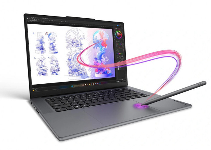 Lenovo Yoga Pro 7i Aura Edition, Laptop Minimalis dengan Kinerja Optimal Tanpa Lag