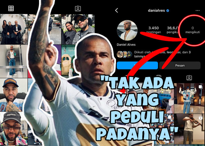 Bebas Penjara, Dani Alves Berhenti Ikuti Semua Temannya di Instagram, Benarkah Semua Tak Peduli Padanya?