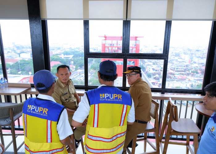 Tinjau Tower Jembatan Ampera Bagian Ulu, Pj Walikota Palembang: Lift Baru dan Kondisi Sudah Sangat Baik