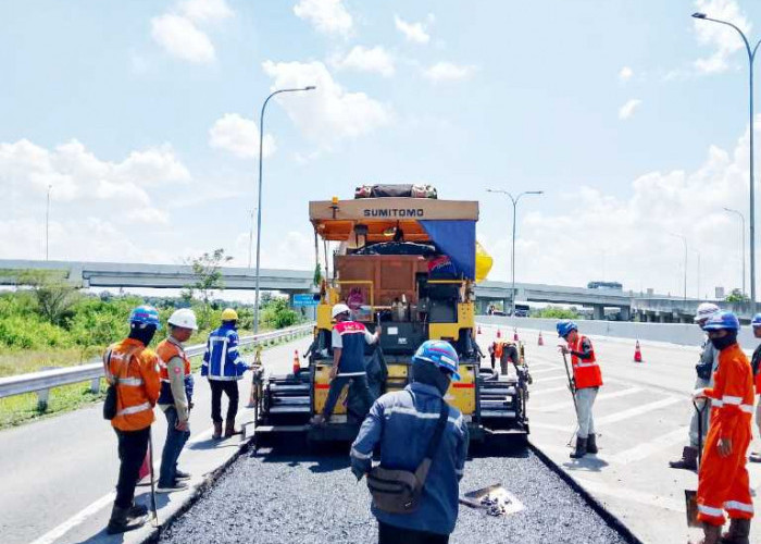 Hutama Karya-HKA Percepat Pemeliharaan Jalan Tol Trans Sumatera Jelang Mudik Lebaran 2026
