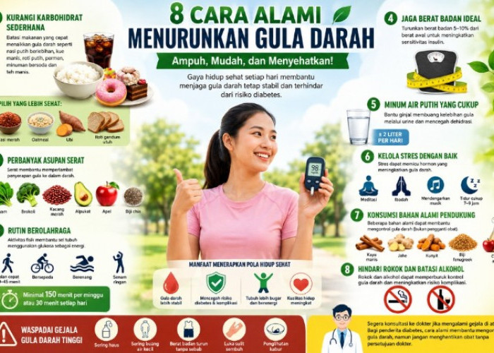 Dijamin Mujarab, Ini 8 Cara Alami Menurunkan Gula Darah agar Tetap Stabil