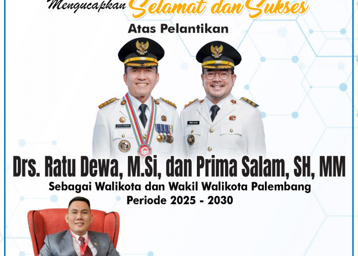 Kantor Hukum Sapriadi Syamsudin Mengucapkan Selamat Atas Pelantikan Ratu Dewa dan Prima Salam