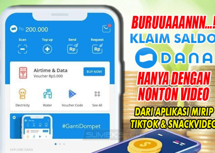 Cuma Scroll Video di Tiktok, Saldo DANA Rp100 Ribu Cair ke Dompet Digital, Begini Caranya