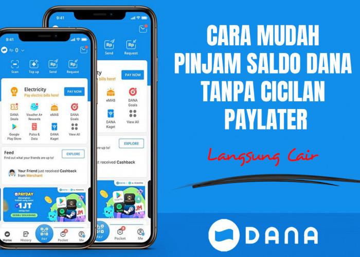 Tanpa Paylater! Cara Pinjam Saldo DANA Mulai Rp100 Ribu, Langsung Cair